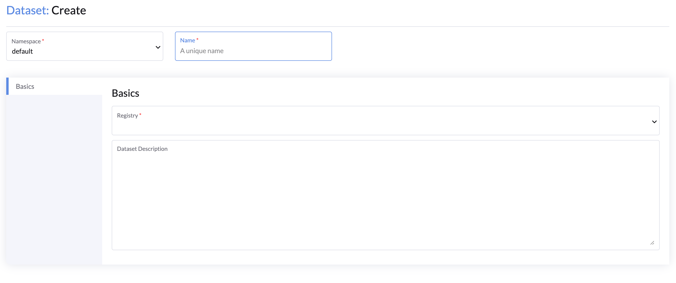 dataset-create
